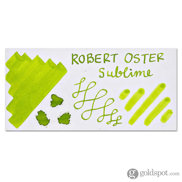 Robert Oster Bottled Ink in Sublime (Green Yellow) - 50 mL Bottled Ink