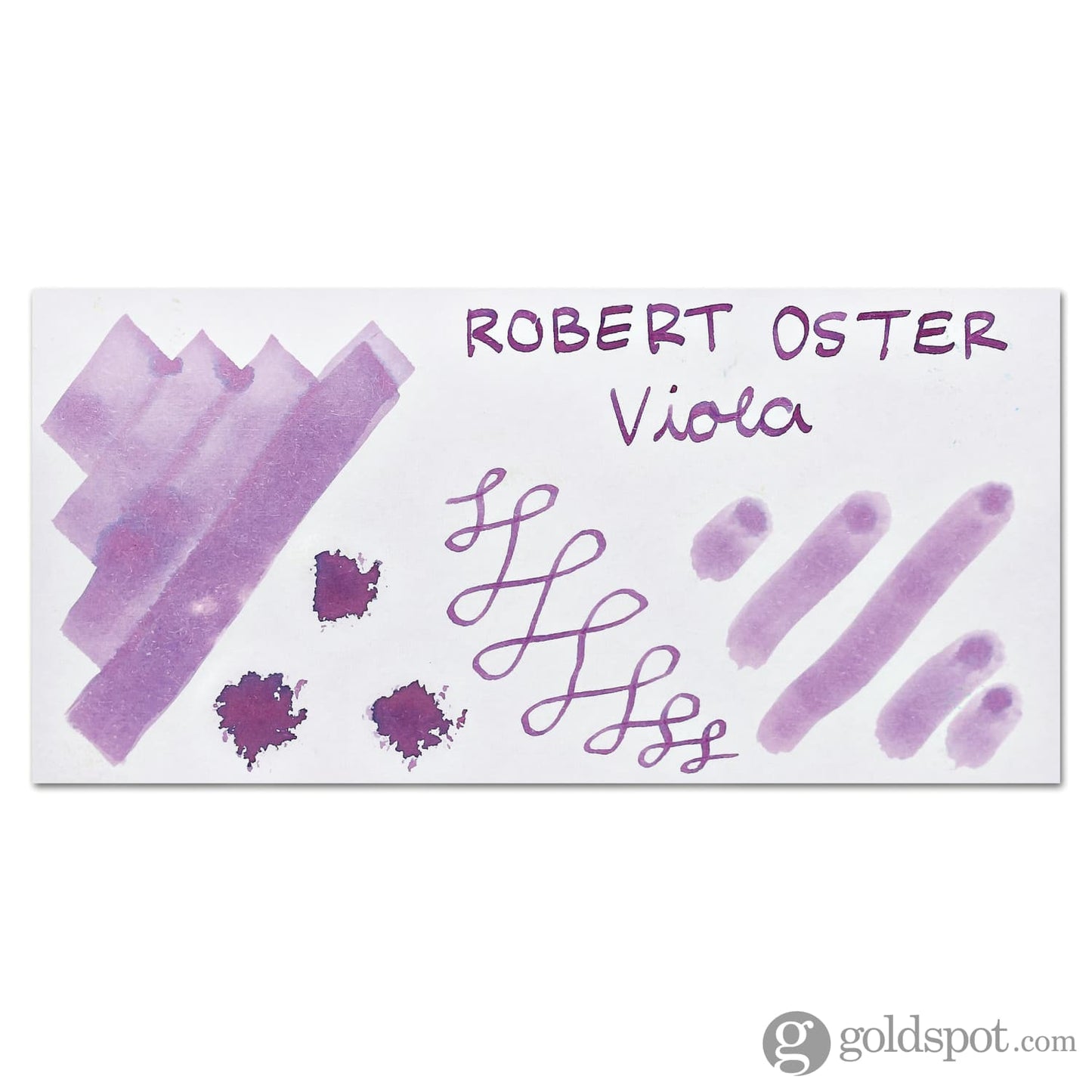 Robert Oster Bottled Ink in Viola Light Purple - 50 mL Bottled Ink