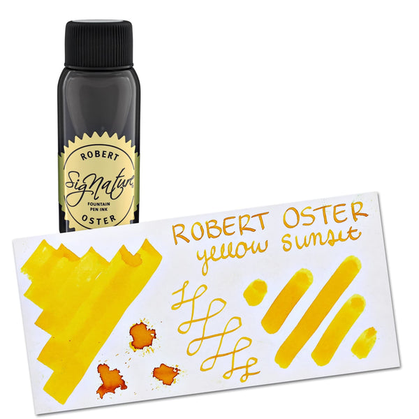 Robert Oster Bottled Ink in Yellow Sunset - 50 mL Bottled Ink