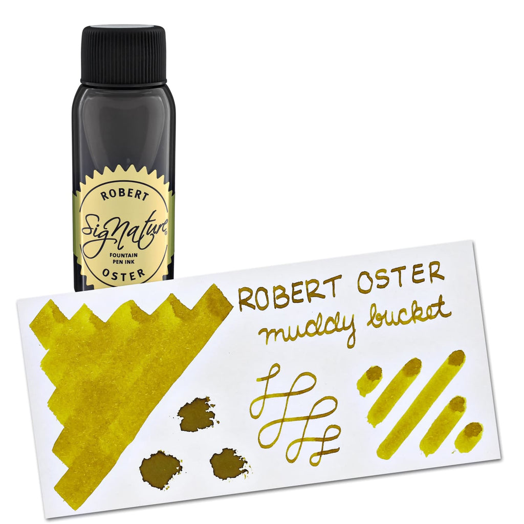 Robert Oster MudPack Bottled Ink in Muddy Bucket - 50 mL Bottled Ink