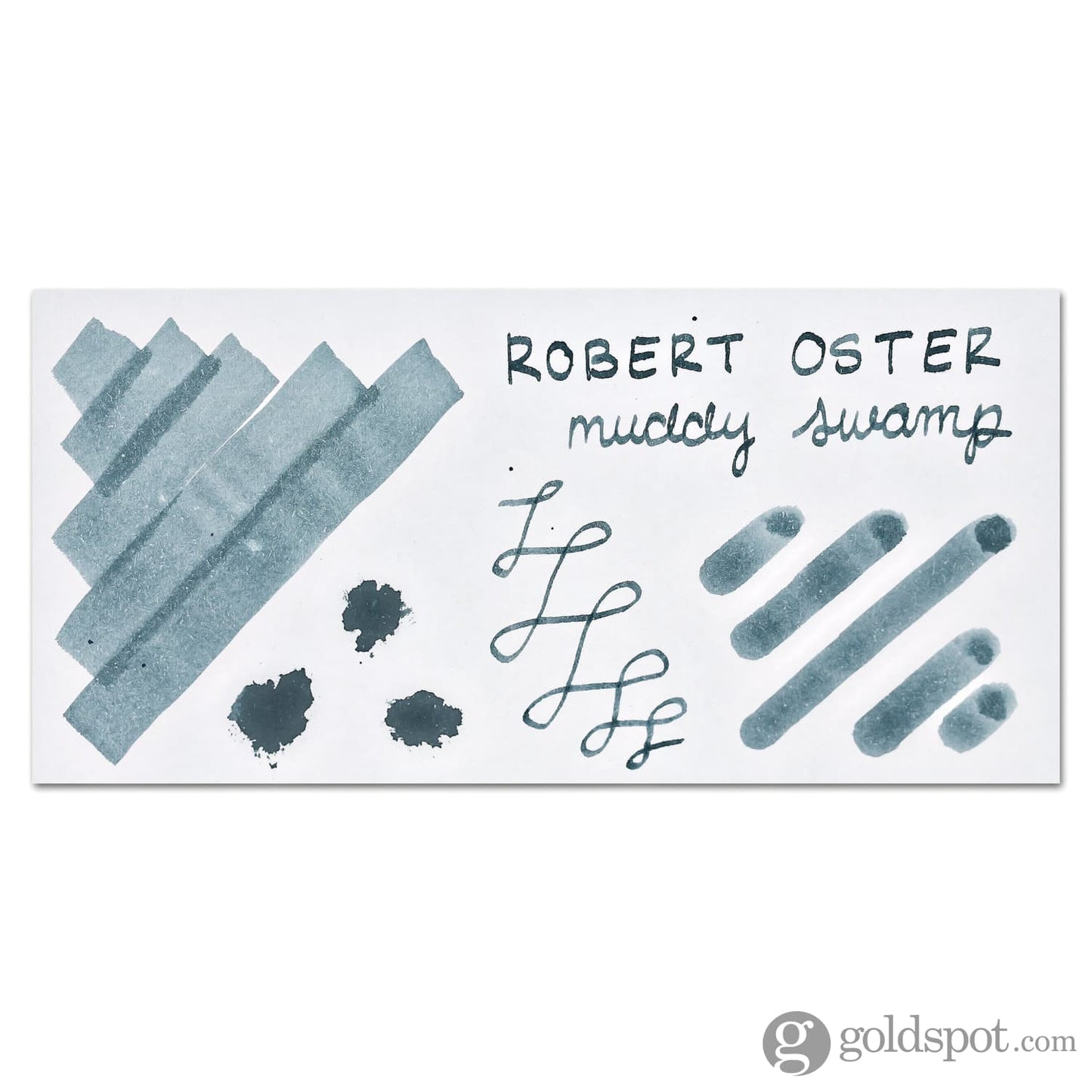 Robert Oster MudPack Bottled Ink in Muddy Swamp - 50 mL Bottled Ink