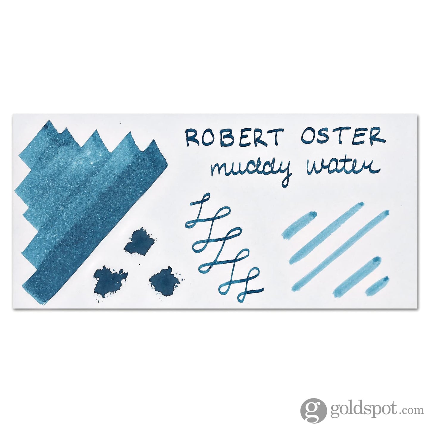 Robert Oster MudPack Bottled Ink in Muddy Water - 50 mL Bottled Ink