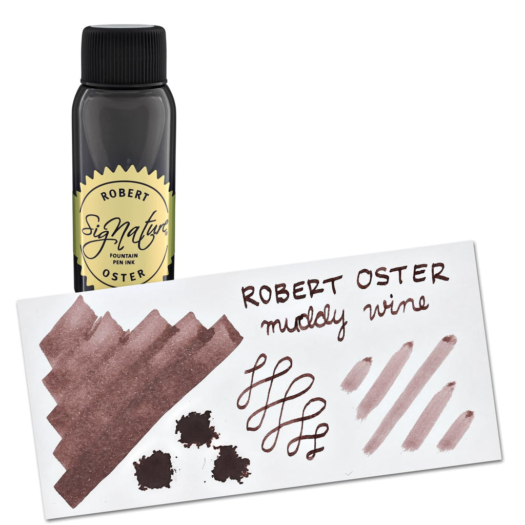 Robert Oster MudPack Bottled Ink in Muddy Wine - 50 mL Bottled Ink