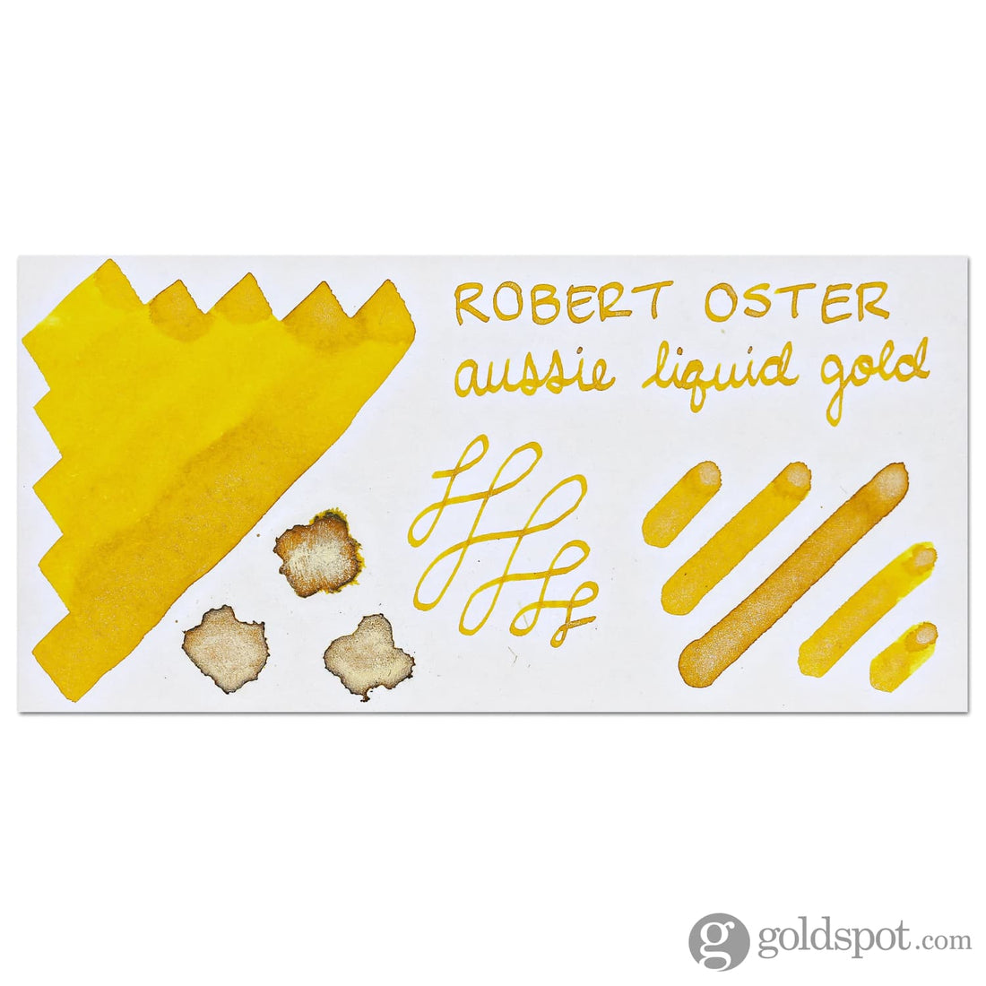 Robert Oster Shake 'N' Shimmy Bottled Ink in Aussie Liquid Gold - 50mL ...