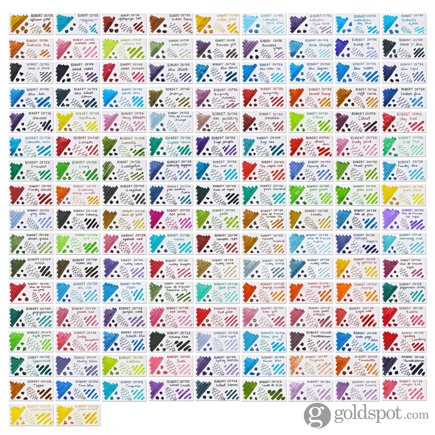 Robert Oster Shake ‘N’ Shimmy Bottled Ink in Crystal Marine - 50mL Bottled Ink