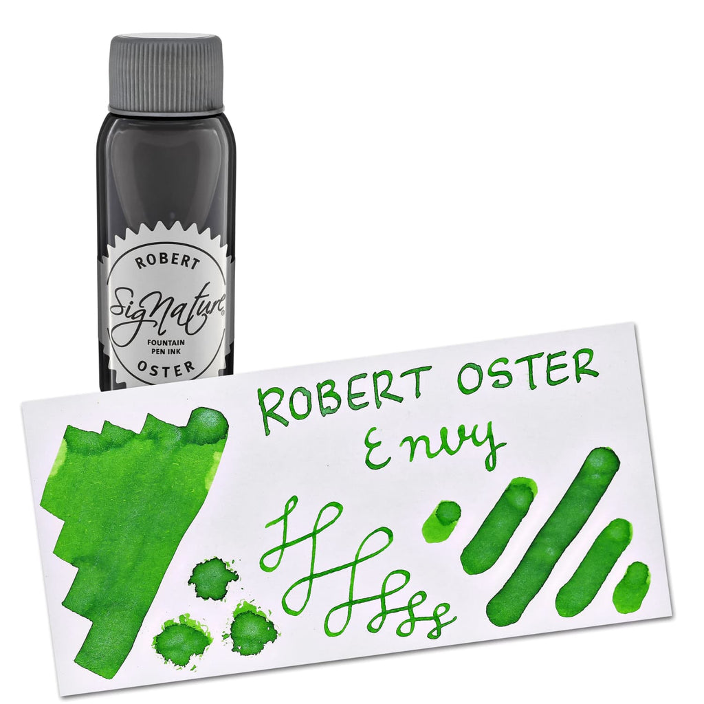 Robert Oster Shake ‘N’ Shimmy Bottled Ink in Envy Green - 50 mL Bottled Ink
