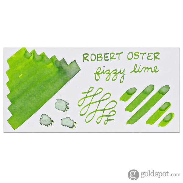 Robert Oster Shake ’N’ Shimmy Bottled Ink in Fizzy Lime - 50mL Bottled Ink