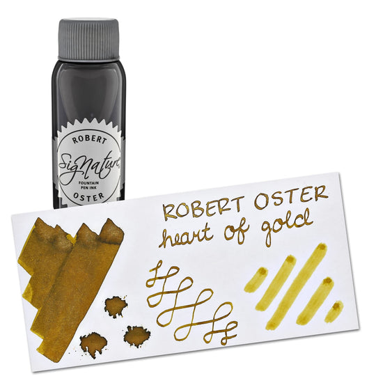 Robert Oster Shake ‘N’ Shimmy Bottled Ink in Heart of Gold - 50 mL