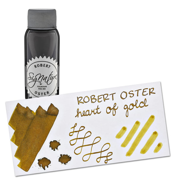 Robert Oster Shake ‘N’ Shimmy Bottled Ink in Heart of Gold - 50 mL Bottled Ink