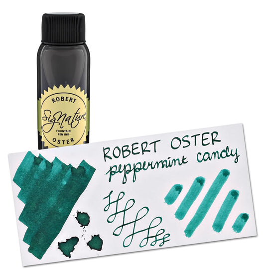Robert Oster Shake ‘N’ Shimmy Bottled Ink in Peppermint Candy - 50 mL