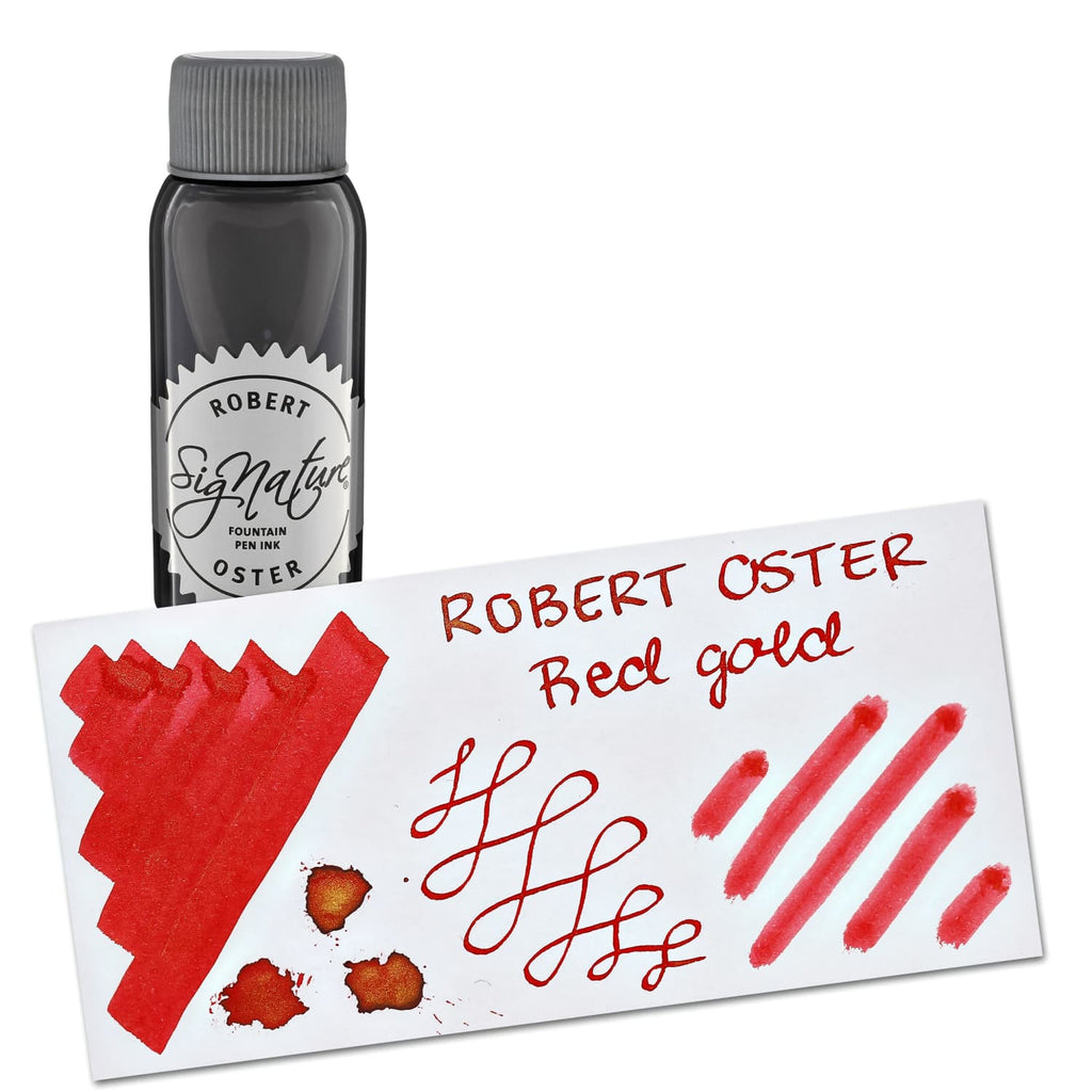 Robert Oster Shake ‘N’ Shimmy Bottled Ink in Red Gold - 50 mL Bottled Ink