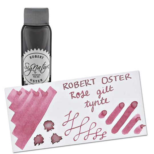Robert Oster Shake ‘N’ Shimmy Bottled Ink in Rose Gilt Tynte - 50 mL