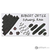 Robert Oster Shake ‘N’ Shimmy Bottled Ink in Schwarz Rose - 50 mL Bottled Ink