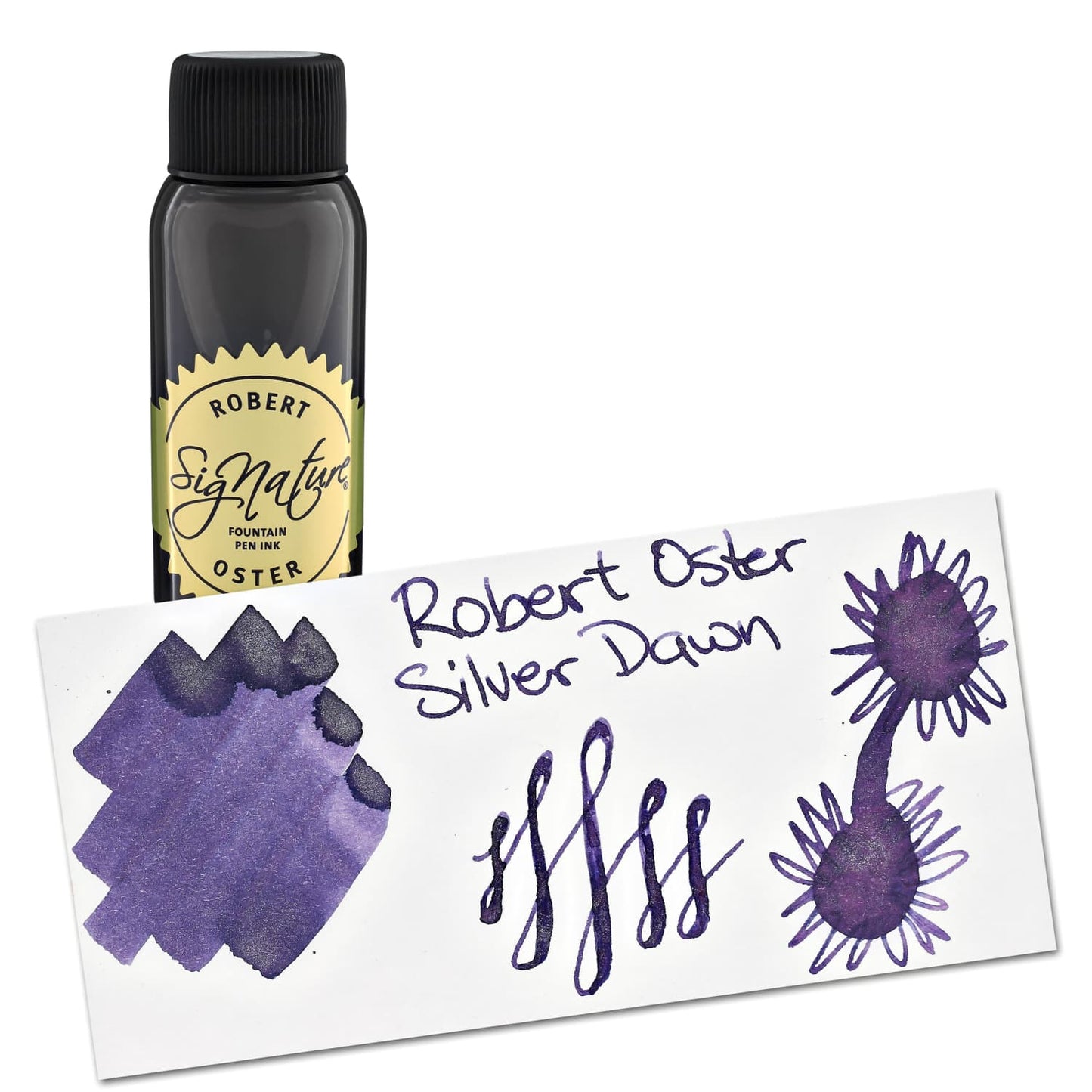 Robert Oster Shake ’N’ Shimmy Bottled Ink in Silver Dawn - 50mL