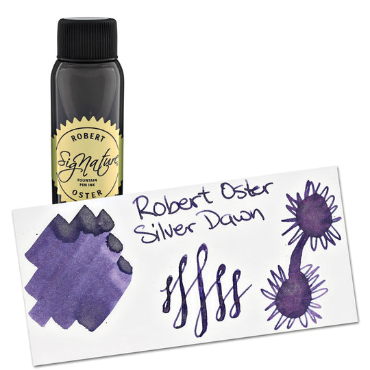Robert Oster Shake 'N' Shimmy Bottled Ink in Silver Dawn - 50mL