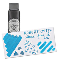 Robert Oster Shake ‘N’ Shimmy Bottled Ink in Silver Fire and Ice - 50mL 