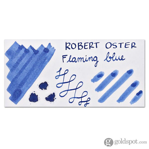 Robert Oster Signature Bottled Ink in Flaming Blue - 50 mL Bottled Ink