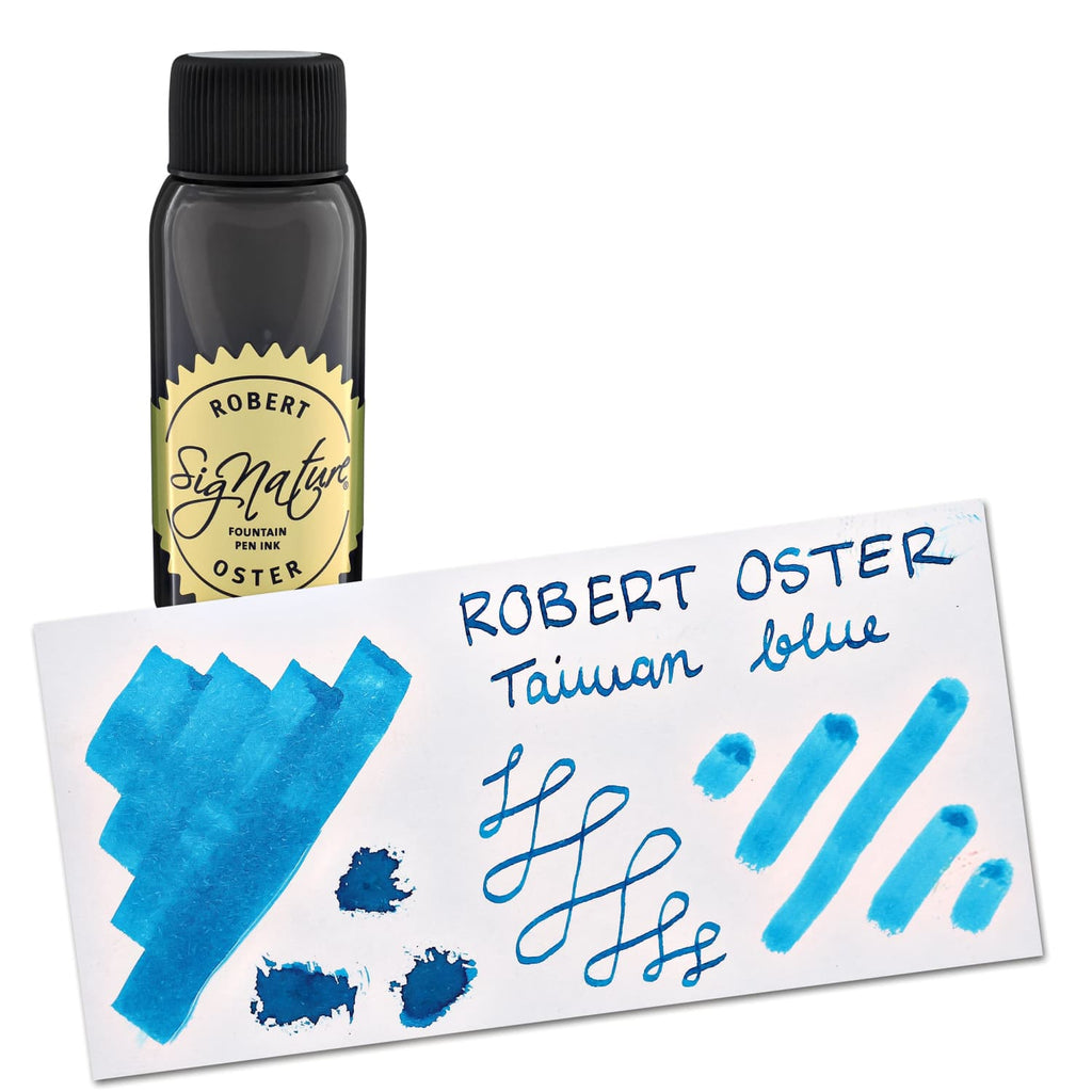 Robert Oster Signature Bottled Ink in Taiwan Blue - 50 mL Bottled Ink