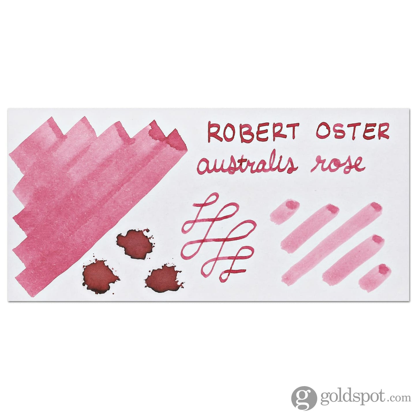 Robert Oster Signature L.E. Australis Bottled Ink in Rose - 50 mL Bottled Ink