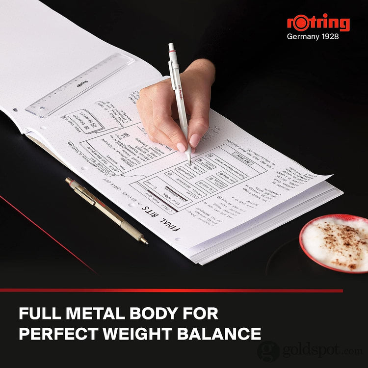 Rotring 600 Series Ballpoint Pen in Gold Ballpoint Pens