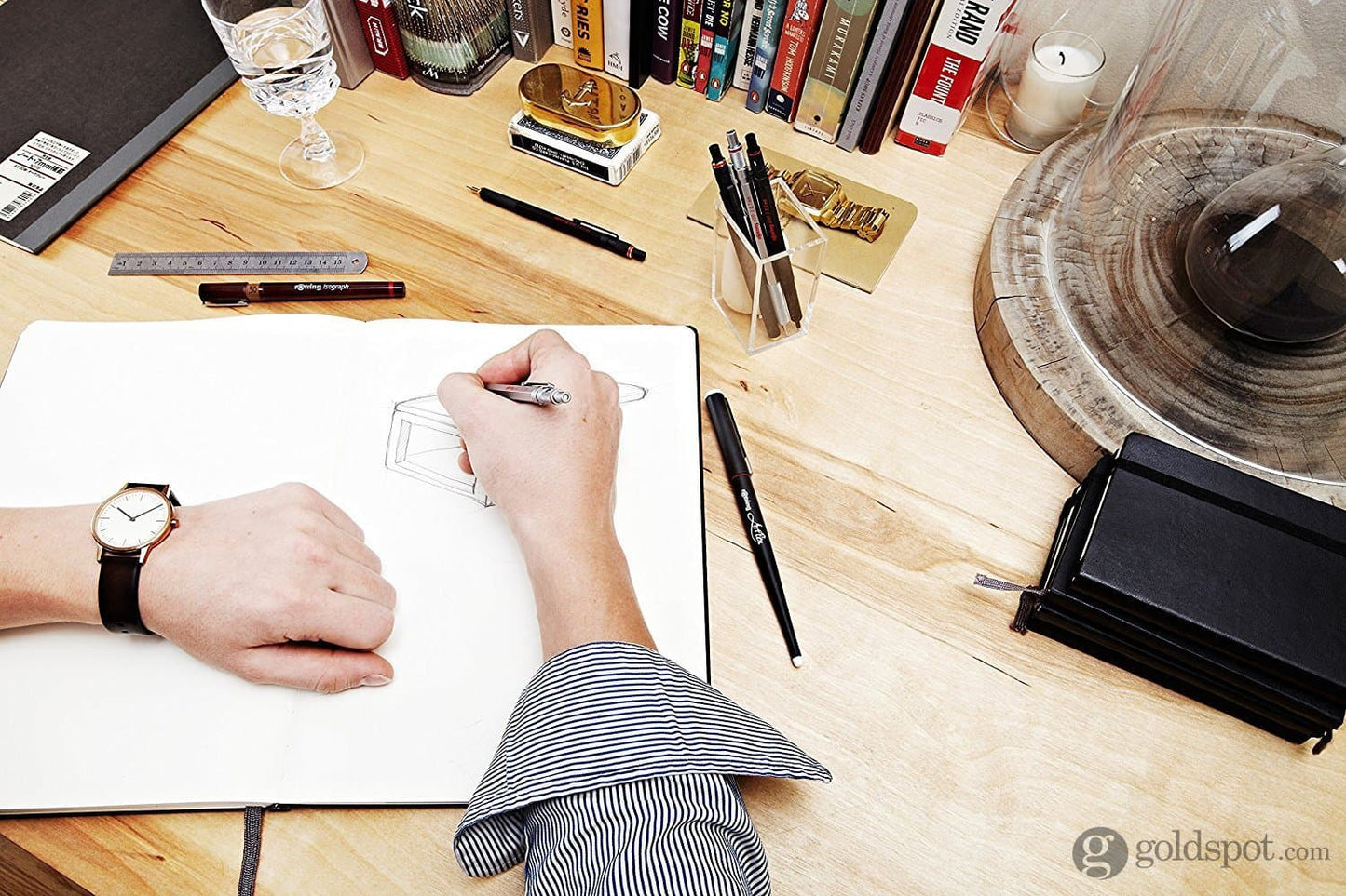 Rotring Rapid PRO Mechanical Pencil in Chrome Mechanical Pencils