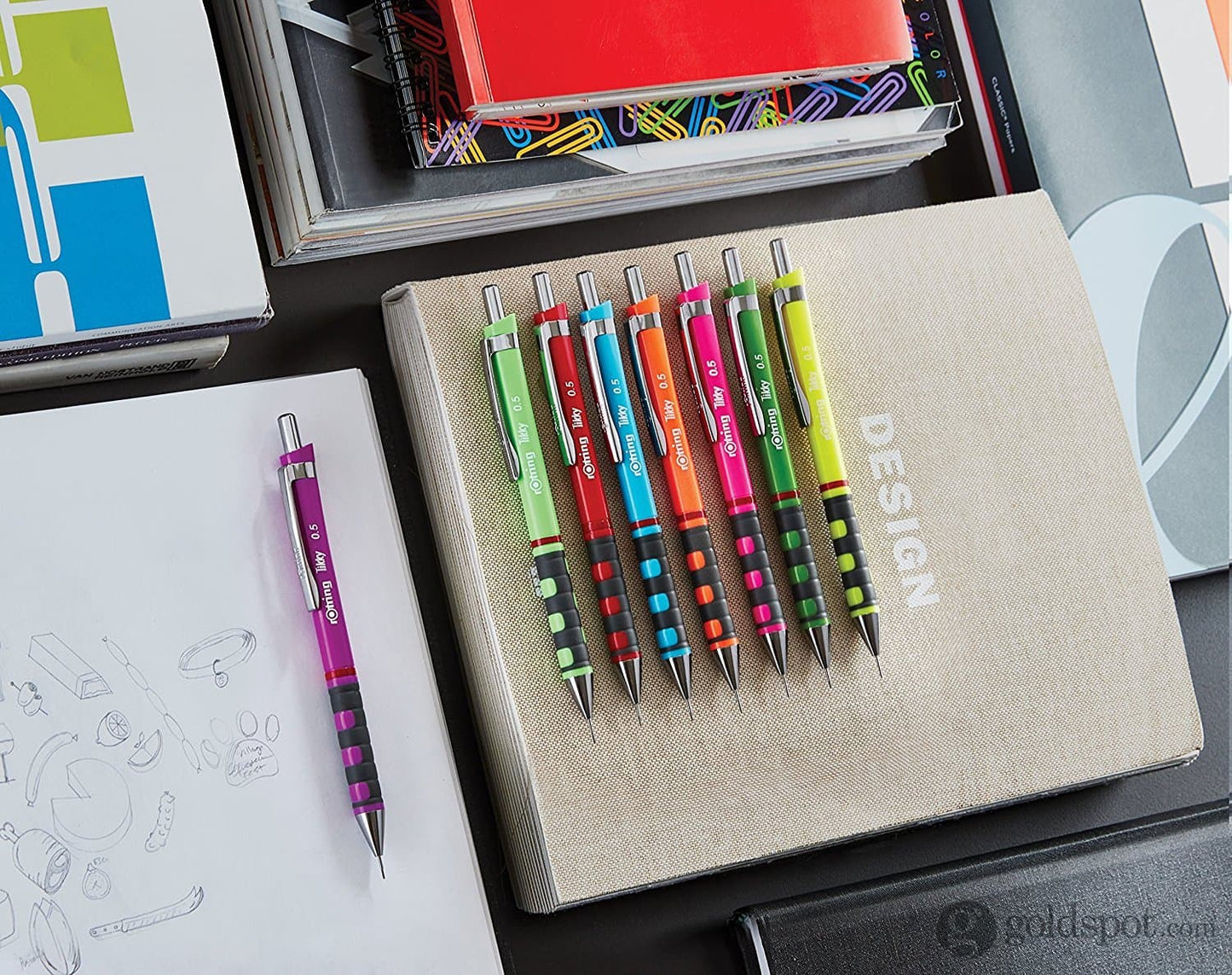 Rotring Tikky Mechanical Pencil in Black - 0.7mm Mechanical Pencil