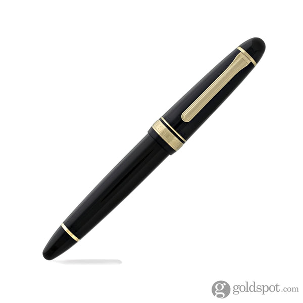 Sailor 1911 King of Pens Fountain Pen in Black Gold with Silver Trim - 21K Gold Fountain Pen