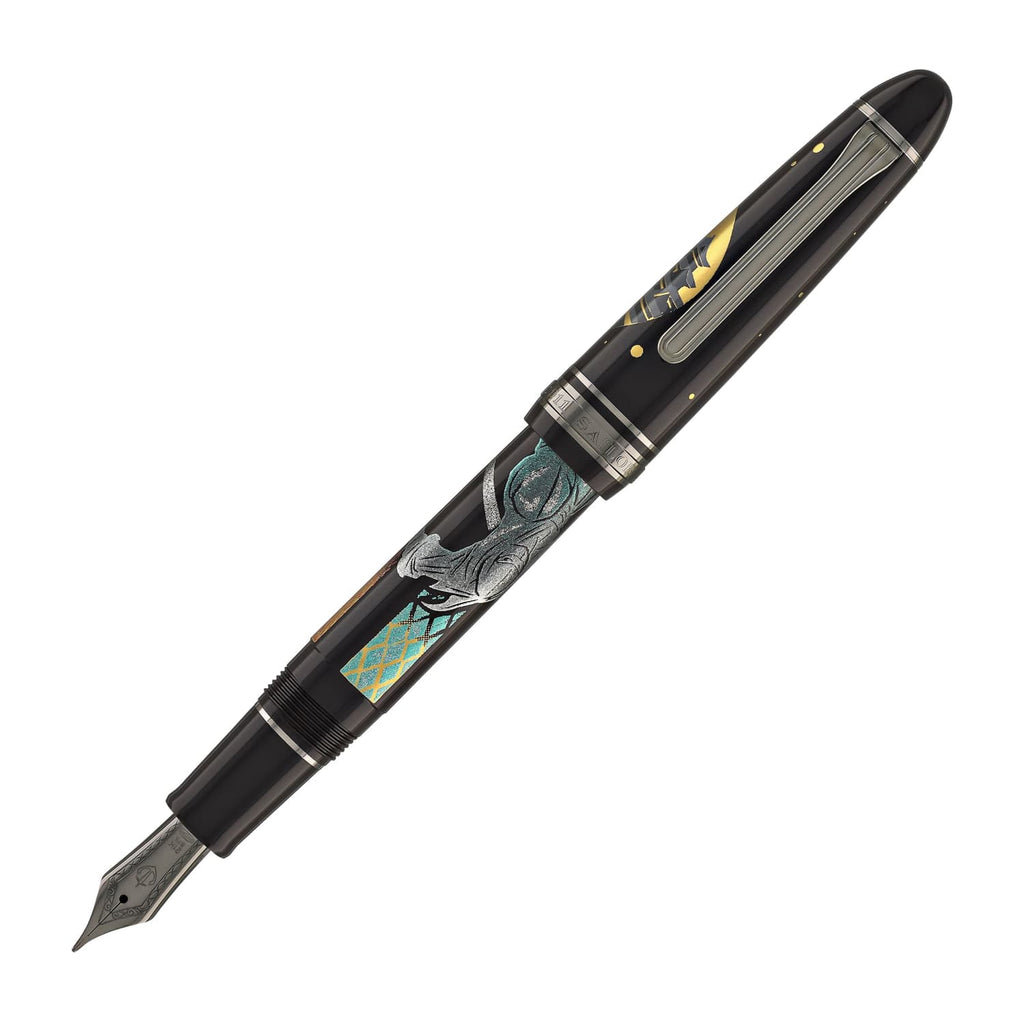 Sailor 1911 Large Ninja Fountain Pen in Oshiro with Black IP Trim - 21kt Gold Nib Fountain Pen