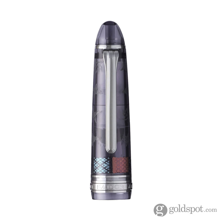 Sailor 1911 Large Ninja Fountain Pen in Tsuki with Silver Trim - 21kt Gold Nib Fountain Pen