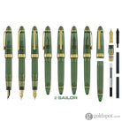 Sailor 1911 Large Pen of the Year 2023 Fountain Pen in Golden Olive - 21kt Gold Nib Fountain Pen
