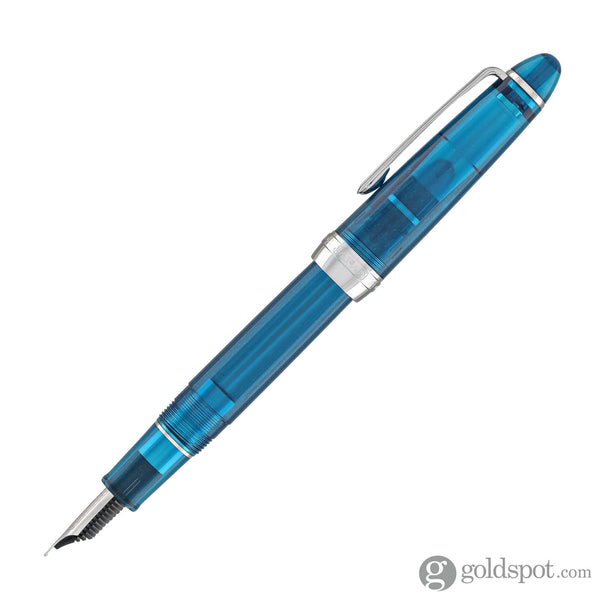 Sailor 1911 Standard Fountain Pen in Freshwater Jellyfish (Blue) with Silver Trim - 14kt Gold Nib Fountain Pen
