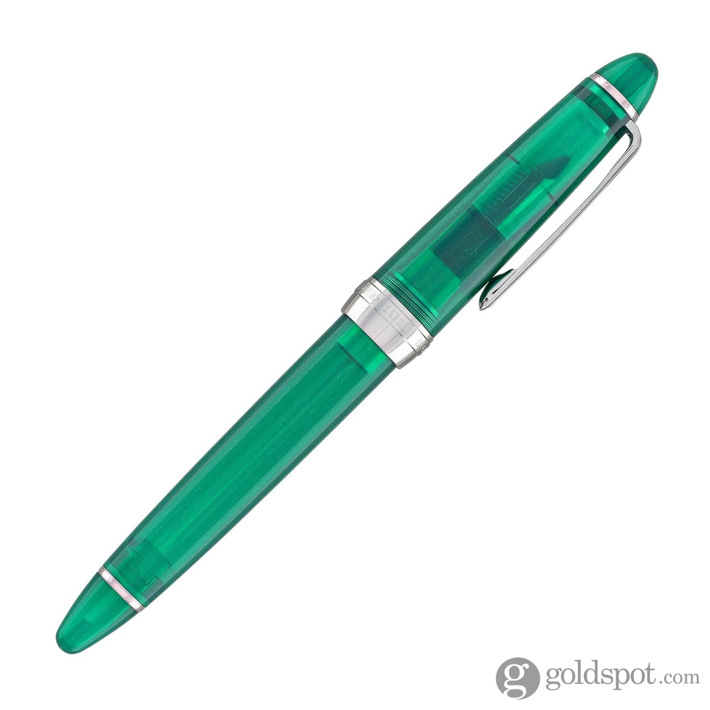 Sailor 1911 Standard Fountain Pen in OhWan Jellyfish (Green) with Silver Trim - 14kt Gold Nib Fountain Pen