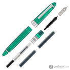 Sailor 1911 Standard Fountain Pen in OhWan Jellyfish (Green) with Silver Trim - 14kt Gold Nib Fountain Pen