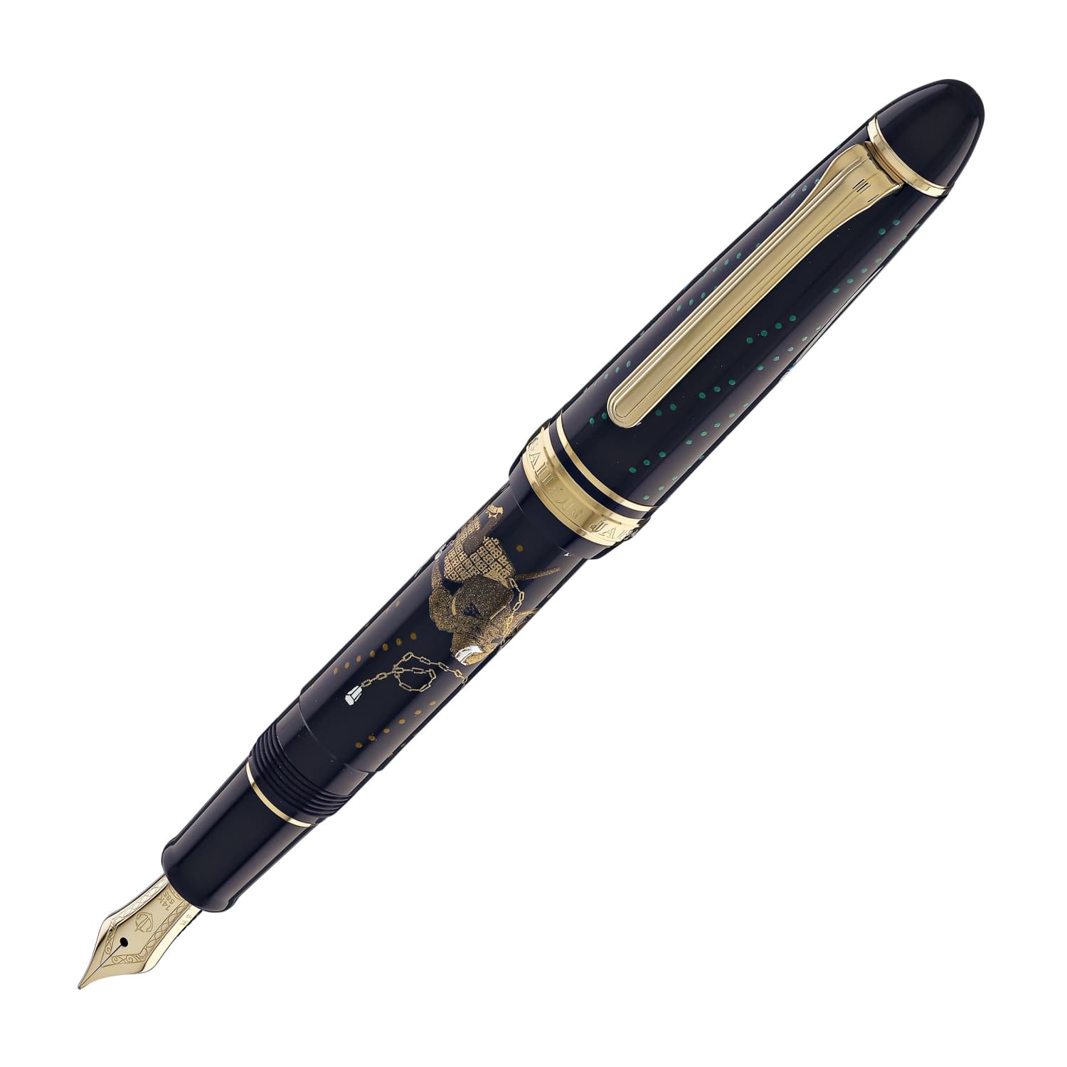 Sailor 1911 Standard Ninja Fountain Pen in Kusarigama with Gold