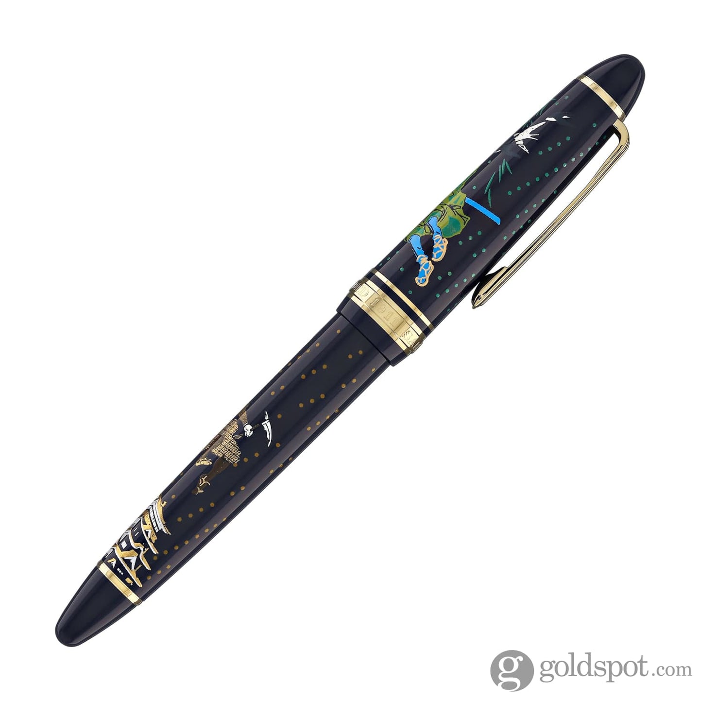 Sailor 1911 Standard Ninja Fountain Pen in Kusarigama with Gold Trim - 14K Gold Fountain Pen