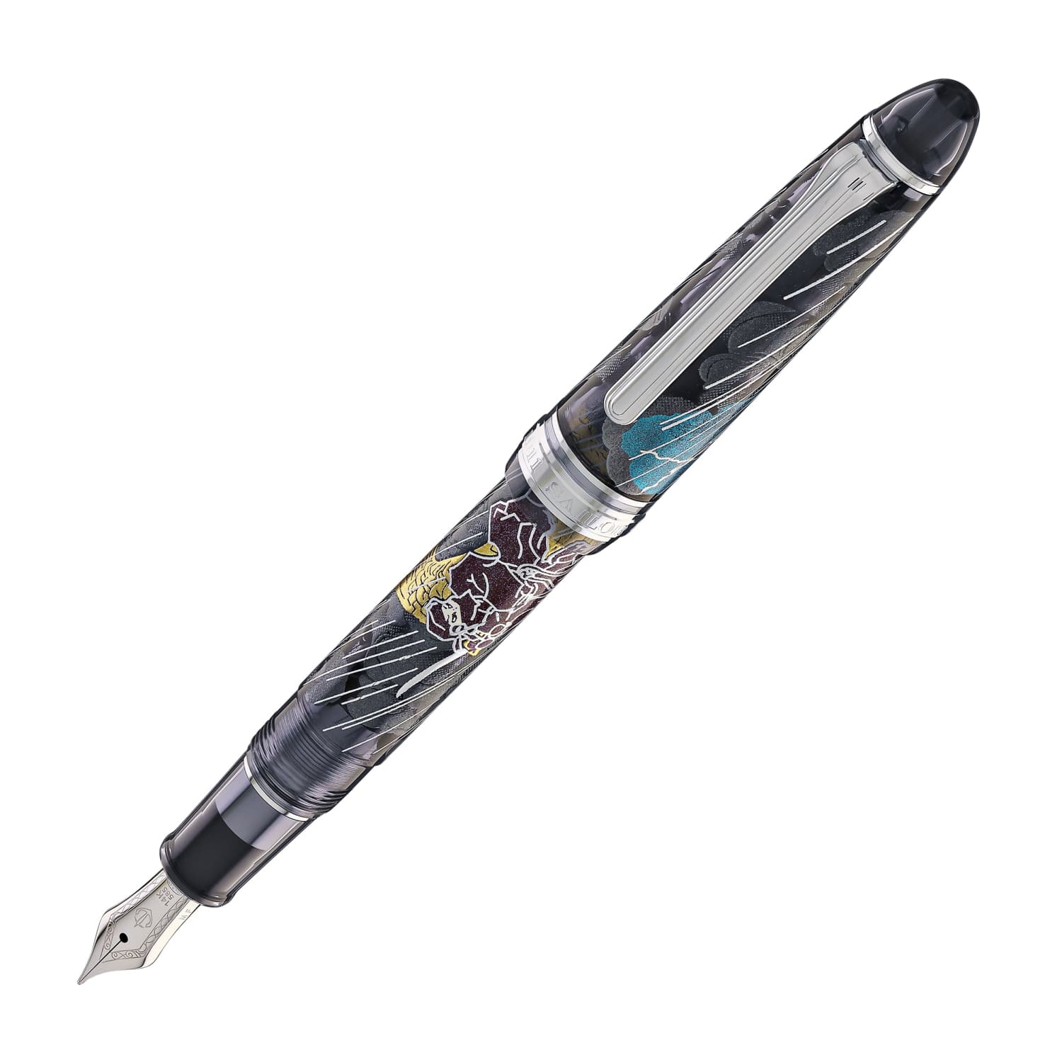 Sailor 1911 Standard Ninja Fountain Pen in Shachihoko with Rhodium