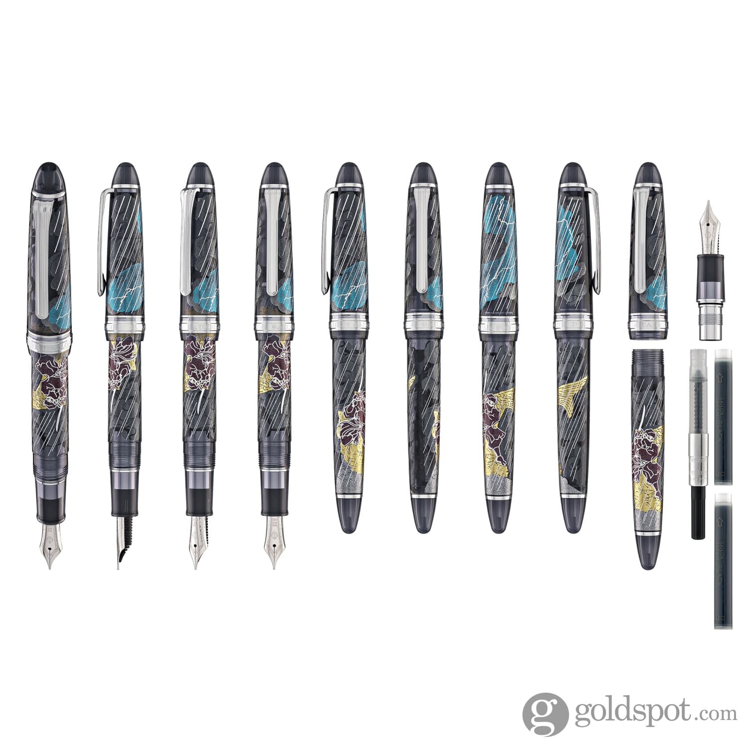 Sailor 1911 Standard Ninja Fountain Pen in Shachihoko with Rhodium