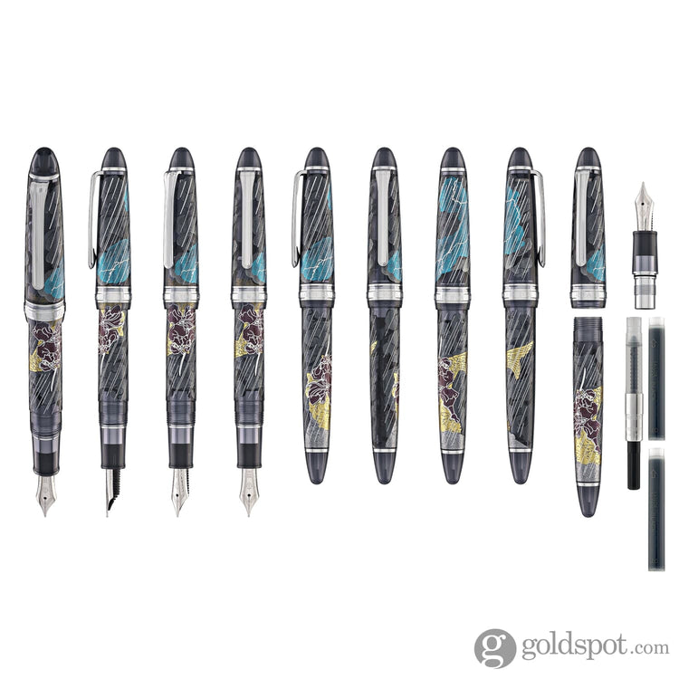 Sailor 1911 Standard Ninja Fountain Pen in Shachihoko with Rhodium Trim - 14K Gold Fountain Pen