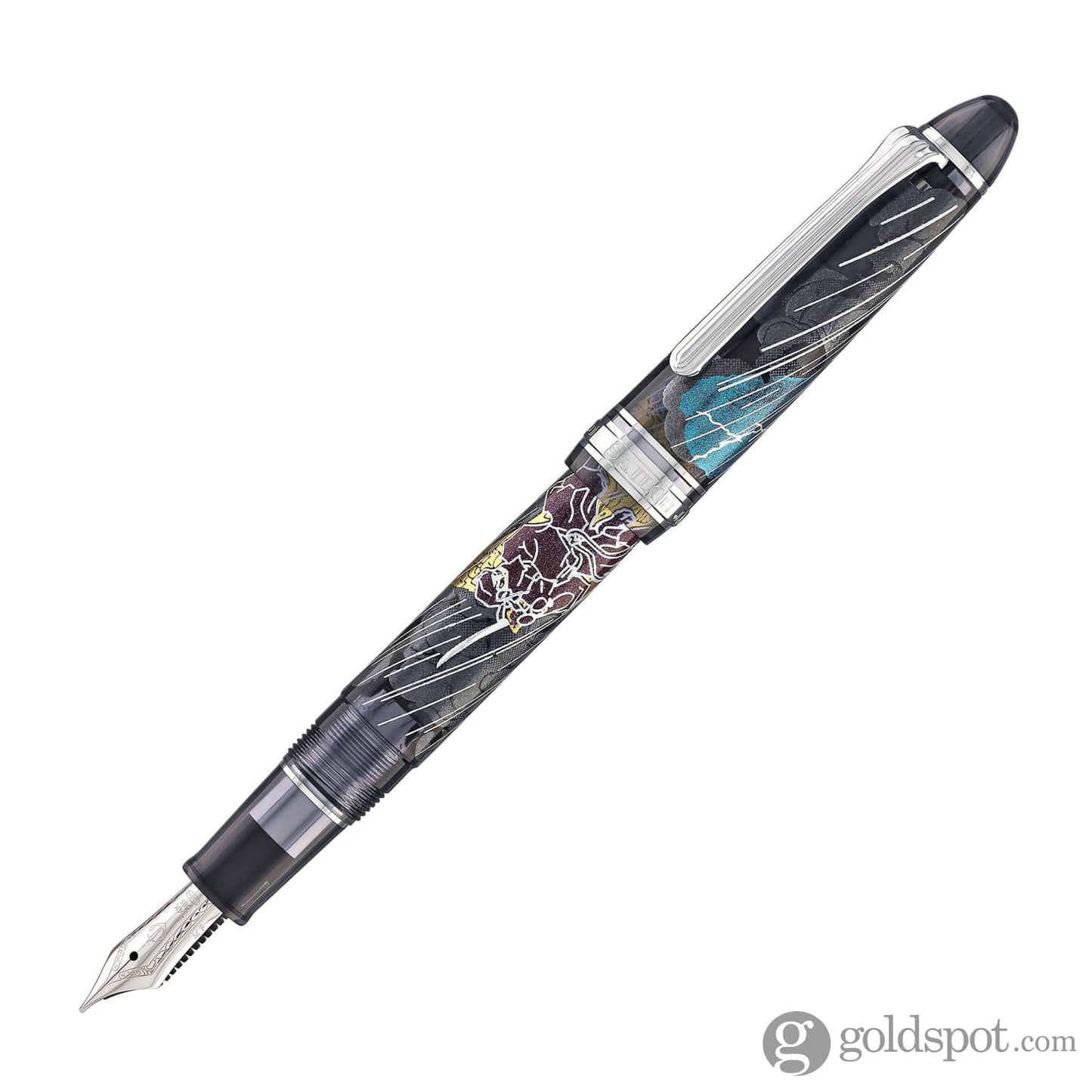 Sailor 1911 Standard Ninja Fountain Pen in Shachihoko with Rhodium Trim - 14K Gold Fountain Pen