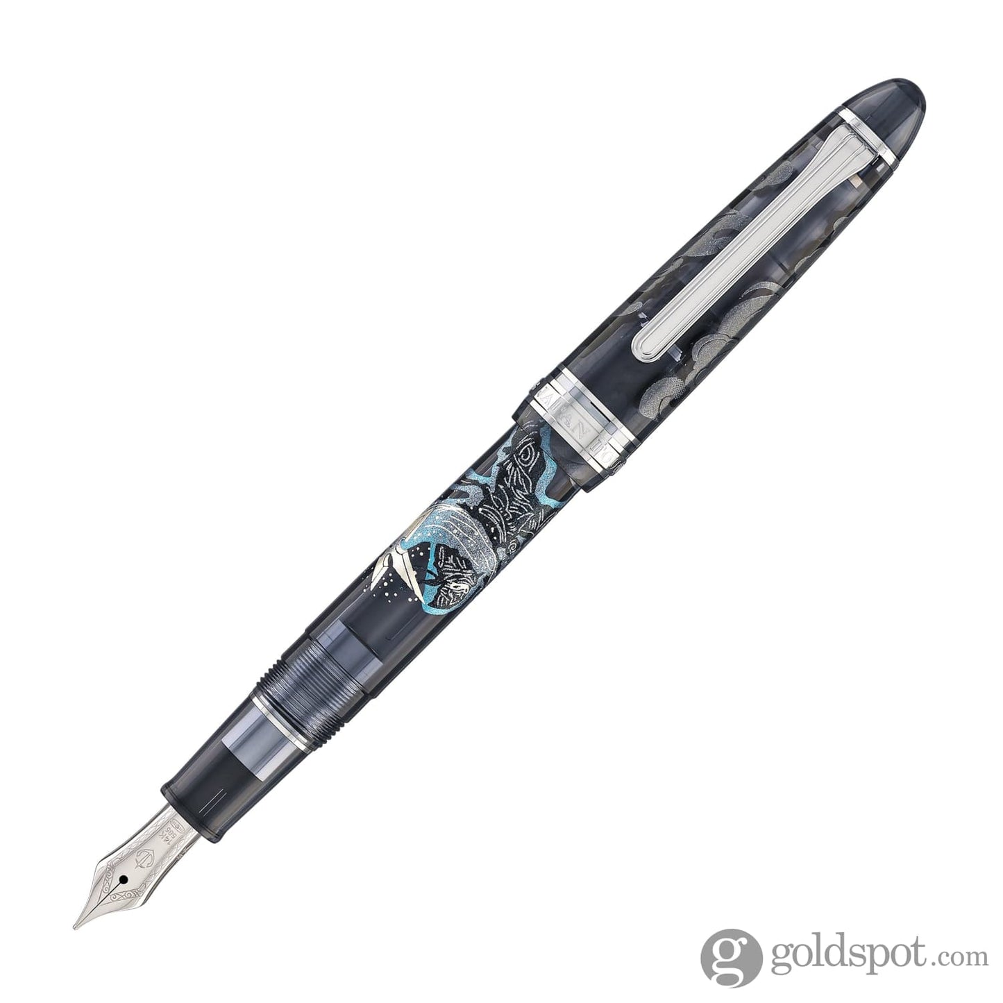 Sailor 1911 Standard Ninja Fountain Pen in Star with Rhodium Trim - 14K Gold Fountain Pen