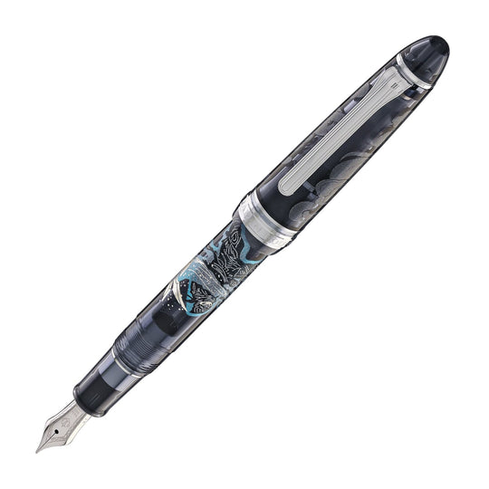 Sailor 1911 Standard Ninja Fountain Pen in Star with Rhodium Trim - 14K Gold