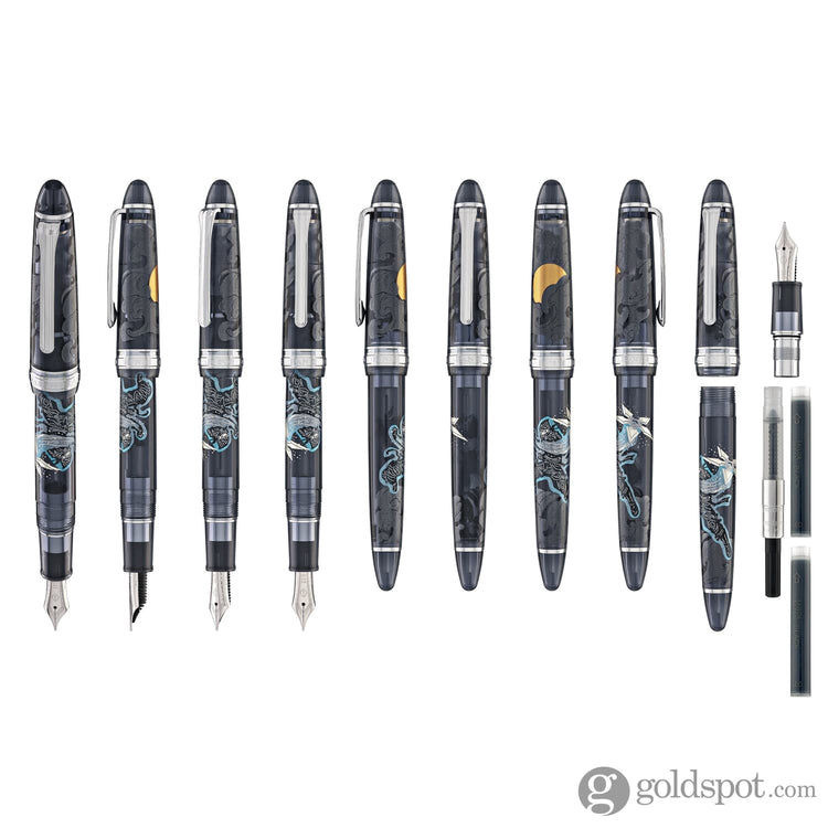 Sailor 1911 Standard Ninja Fountain Pen in Star with Rhodium Trim - 14K Gold Fountain Pen