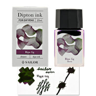 Sailor Compass Dipton Sheen Bottled Ink in Ripe Fig - 20mL