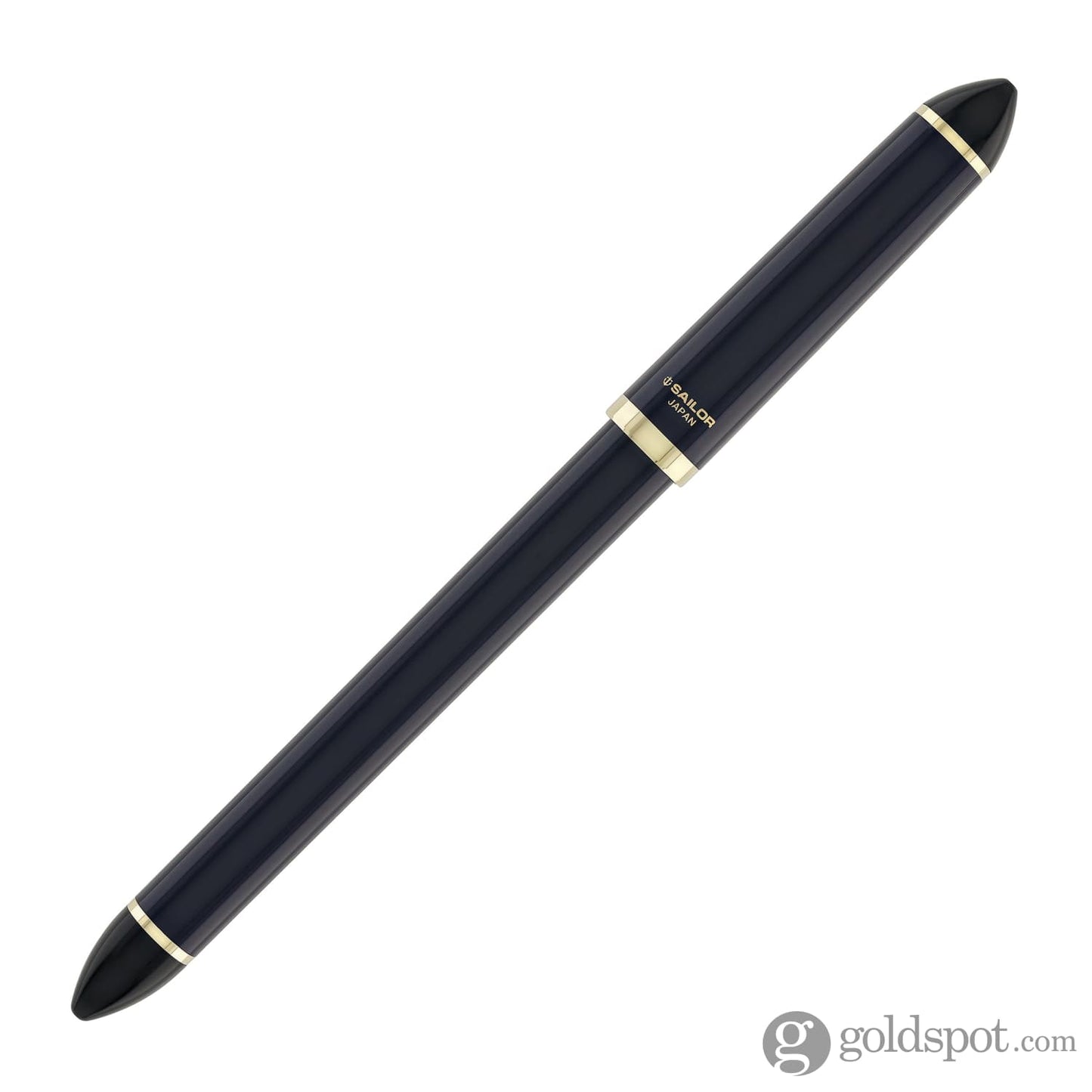 Sailor Compass Fude De Mannen Calligraphy Fountain Pen in Dark Blue - 40 Degree Fude Calligraphy Pens