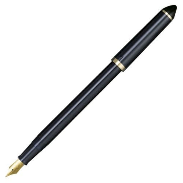 Sailor Compass Fude De Mannen Calligraphy Fountain Pen in Dark Blue - 40 Degree Fude Calligraphy Pens