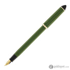 Sailor Compass Fude De Mannen Calligraphy Fountain Pen in Dark Green - 55 Degree Fude Calligraphy Pens