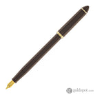 Sailor Compass Fude De Mannen Calligraphy Fountain Pen in Pearl Brown - 40 Degree Fude Calligraphy Pens