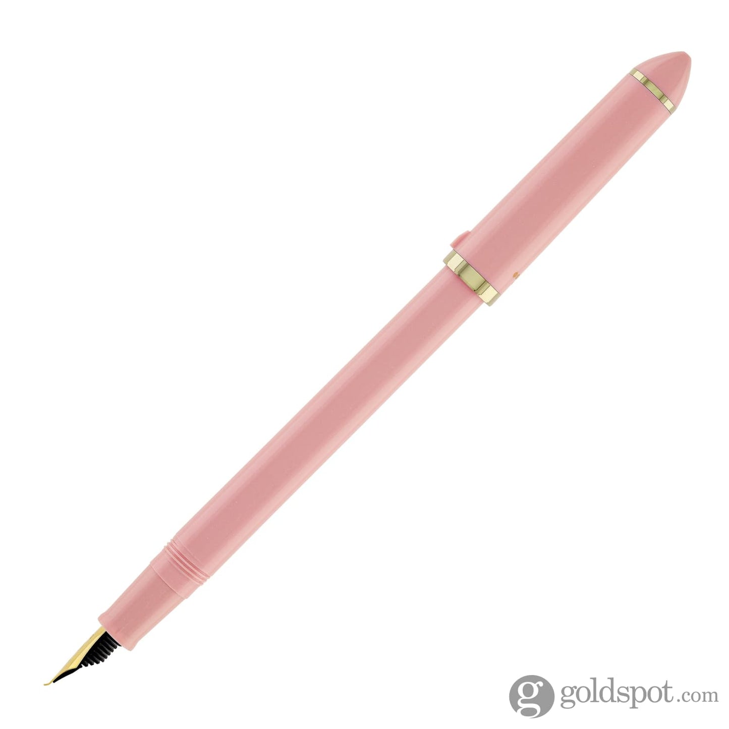 Sailor Compass Fude De Mannen Calligraphy Fountain Pen in Pearl Pink - 40 Degree Fude Calligraphy Pens
