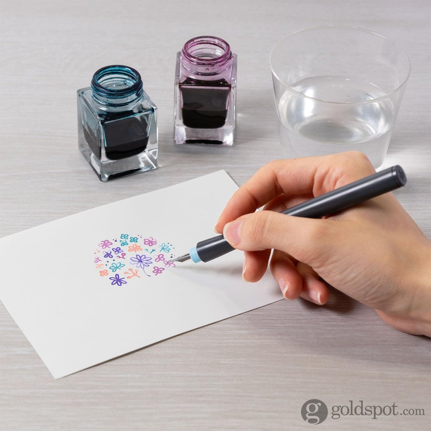 Sailor Compass Hocoro Dip Pen in Gray Fine Dip Pen