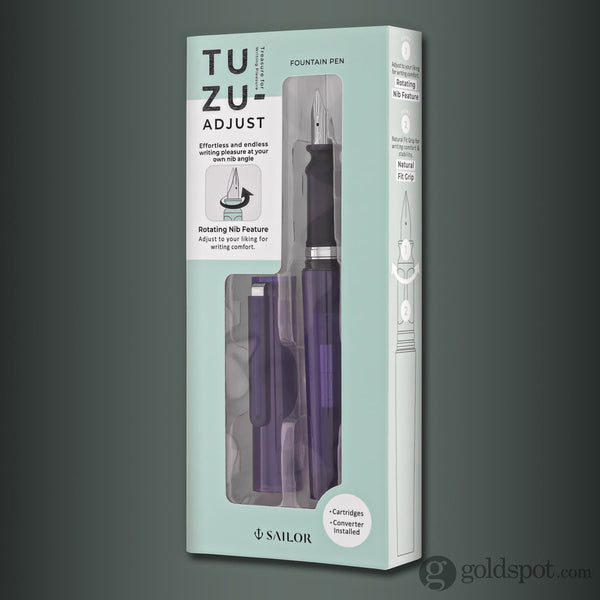 Sailor Compass Tuzu Fountain Pen in Translucent Violet Fountain Pen
